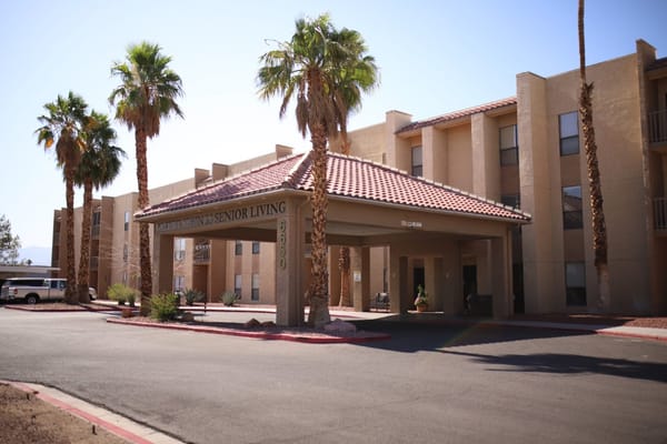 Exterior view of Desert Spring Senior Living building