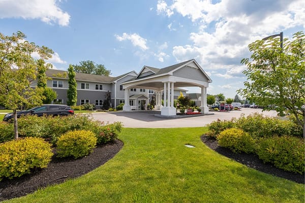 Exterior view of Fairview Senior Living entrance