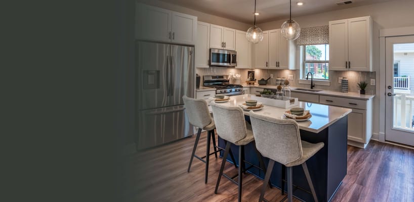 Bright and modern kitchen in a senior living facility