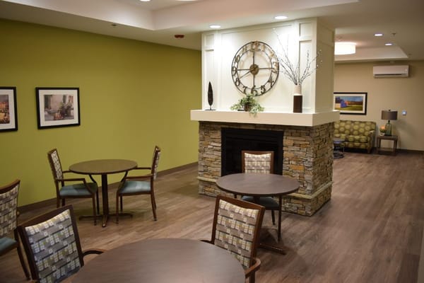 Interior common area with seating and decor