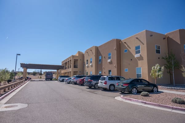 Exterior view of The Legacy at Santa Fe facility