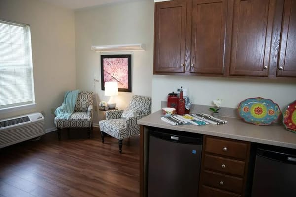 Cozy interior of a living space with furniture