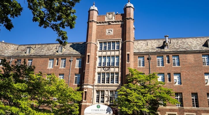 Exterior view of the Elmhurst Rehabilitation and Healthcare Center