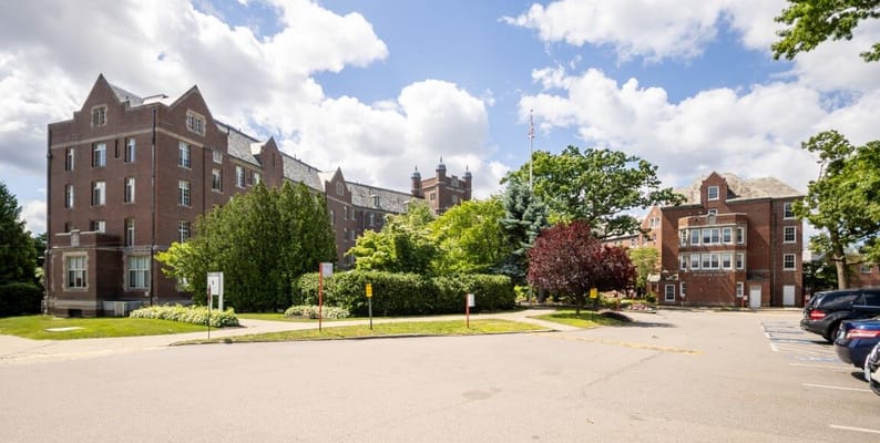 Building exterior of Elmhurst Rehabilitation & Healthcare Center
