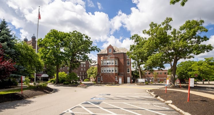 Exterior view of Elmhurst Rehabilitation & Healthcare Center