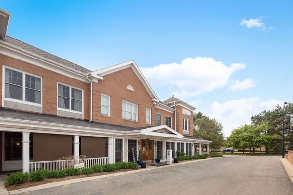 Exterior view of Sunrise on Vernier facility