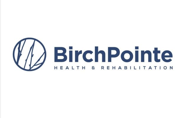 Company logo on a white background