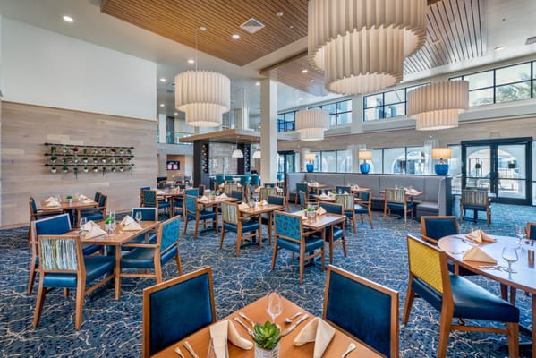 Bright dining room setup with elegant decor