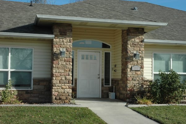 Front entrance of Ashley Manor Memory Care Center