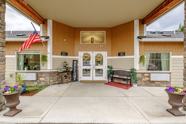 Entrance of Sweet Bye N Bye Memory Care facility