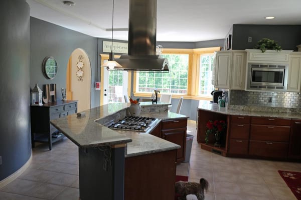 Well-equipped kitchen in an assisted living facility