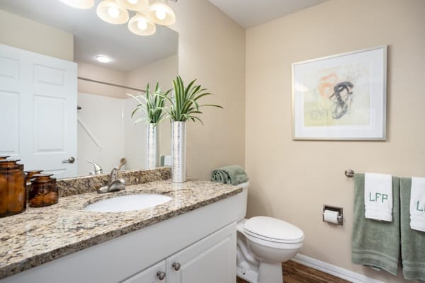 Well-appointed bathroom with modern fixtures