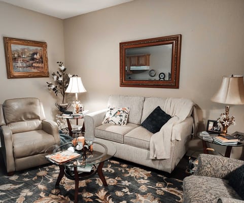 Cozy living area with comfortable seating