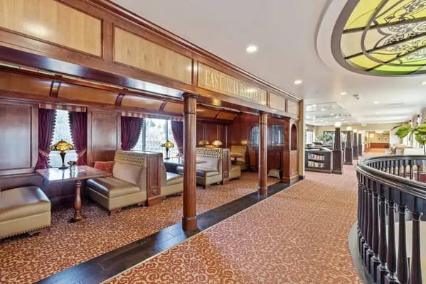 Interior view of a cozy common area