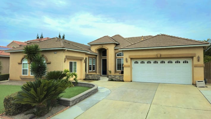 Exterior view of a senior living facility building