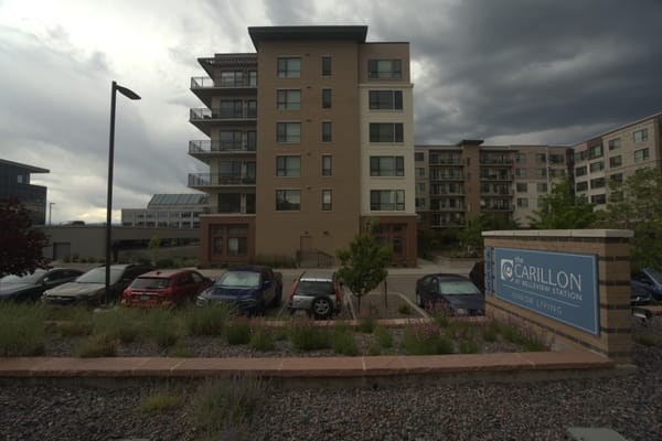 Exterior view of The Carillon at Belleview Station