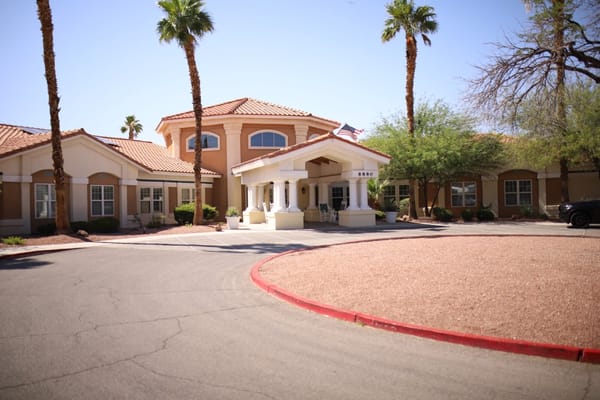 Exterior view of Spring Valley Memory Care facility
