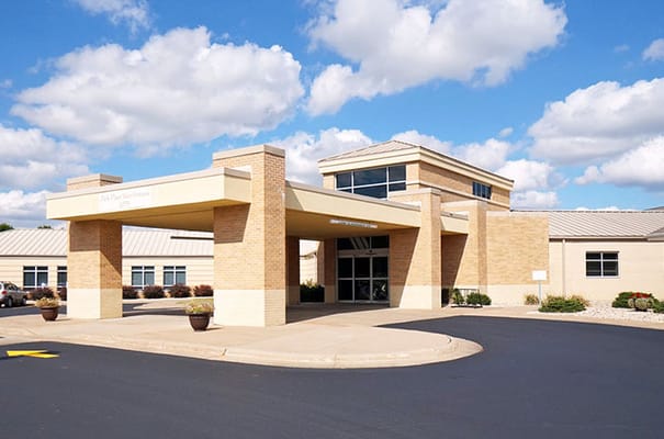 Exterior view of Park Place Assisted Living Community entrance