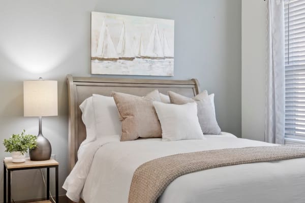 Cozy private resident room with decorative touches