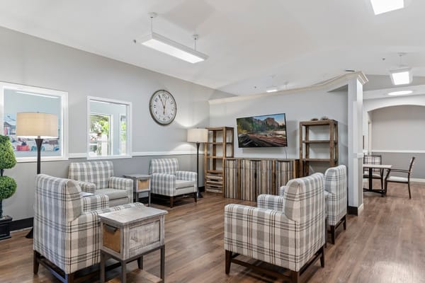 Interior common area with seating and decor