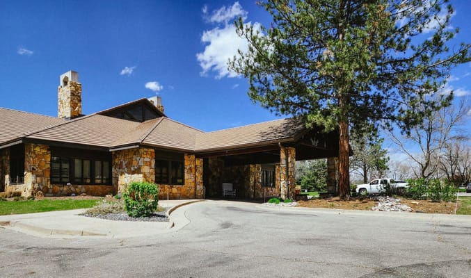 Exterior view of the assisted living facility entrance