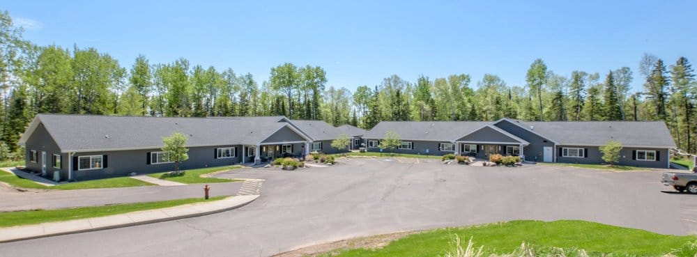 Aerial view of the Diamond Willow Assisted Living facility