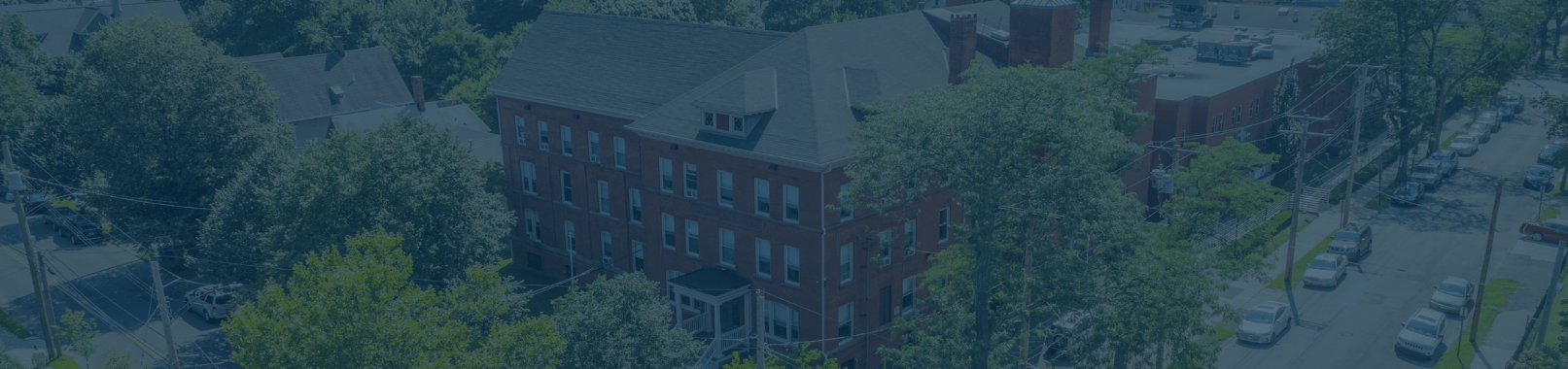 Aerial view of Chatham Place at Mary Wade