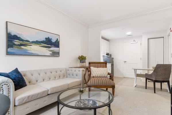 Cozy and inviting interior living space with modern decor