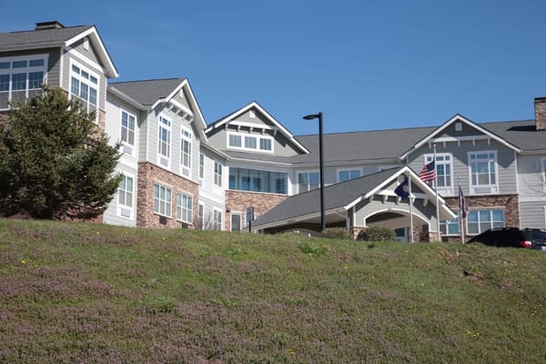 Front exterior view of a senior living facility