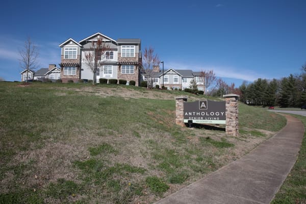 Exterior view of Anthology Senior Living facility