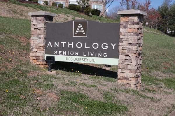 Sign for Anthology Senior Living at Dorsey Lane