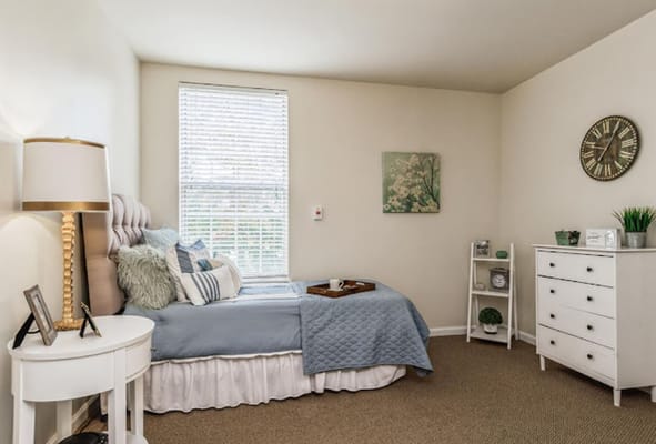 Cozy private resident room with decor