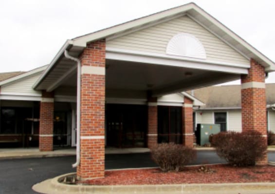 Exterior view of Davenport Lutheran Home entrance