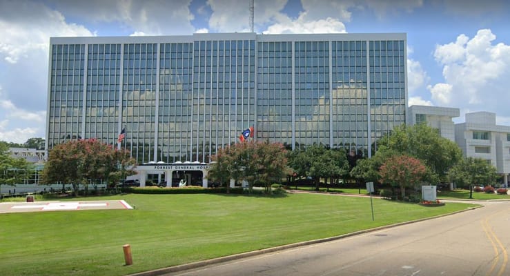 Exterior view of Forrest General Hospital Skilled Nursing Unit