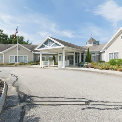 Front entrance of Heritage Heights facility
