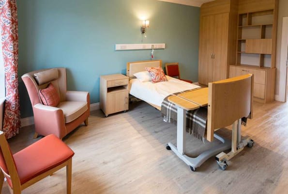 Cozy private resident room with modern furnishings