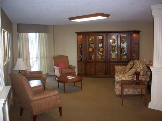 Cozy common area with comfortable seating and decor