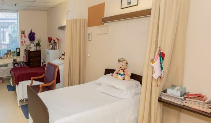 Interior of a resident room with personal decor