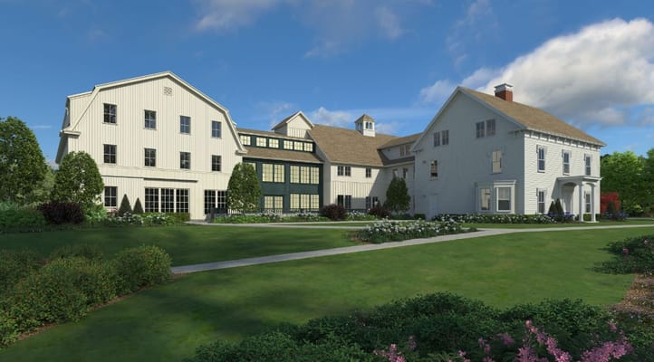 Exterior view of Marbridge Retirement Center buildings