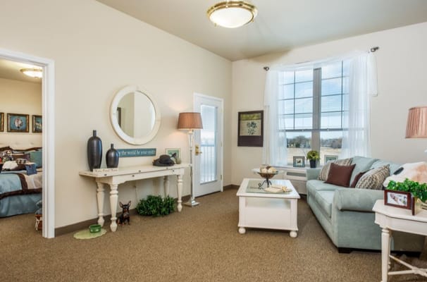 Cozy interior of a resident living room