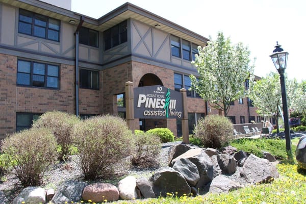Exterior view of Mount Royal Pines III assisted living facility