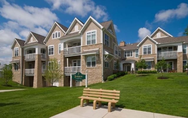 Exterior view of the Nason Center building with landscaping