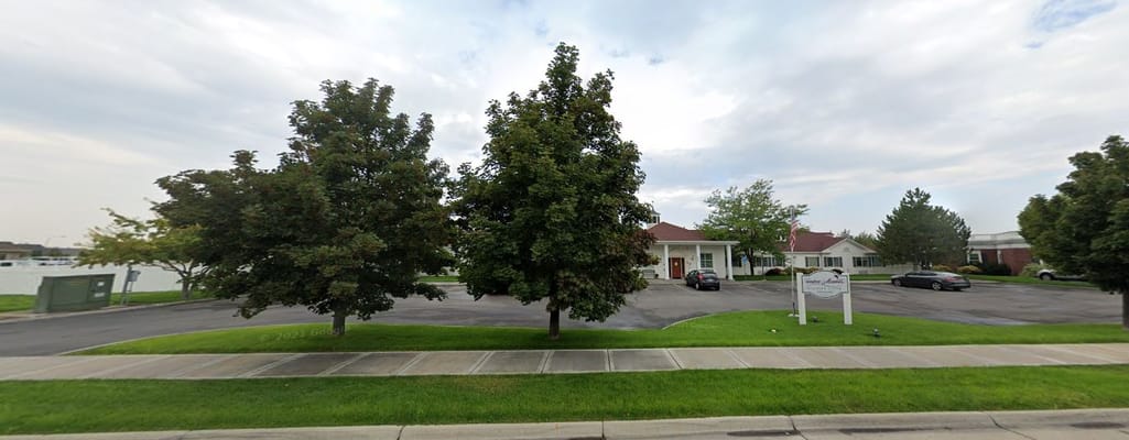 Exterior view of Tambree Meadows with trees and parking