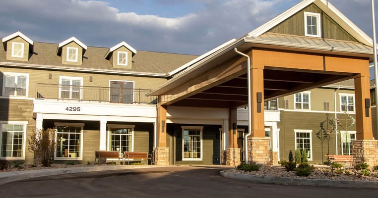 Exterior view of the entrance to The Capstone at Centerra