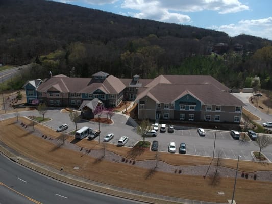 Aerial view of Thrive at Jones Farm facility