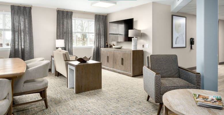 Interior common area with seating and decor