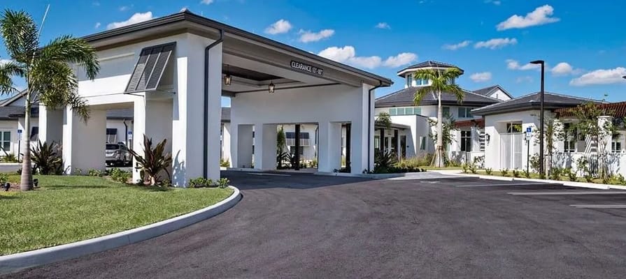 Exterior view of the Watercrest St. Lucie West facility