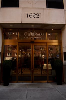 Front entrance of The Bristal assisted living facility