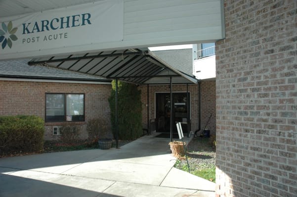 Entrance area of Karcher Post Acute facility