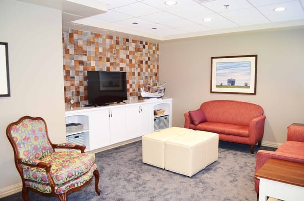 Cozy lounge area with comfortable seating